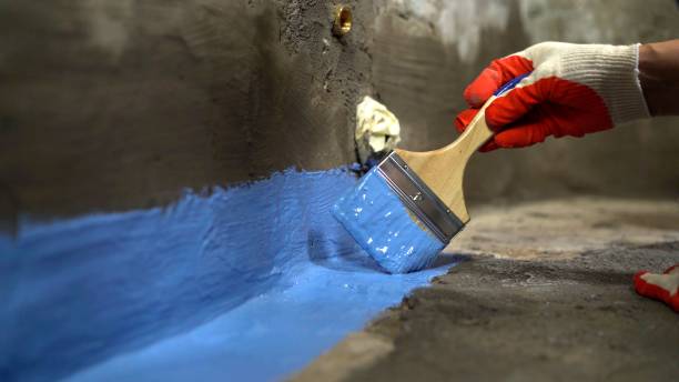 Commercial Exterior Waterproofing project at a Lowell, OR business property by SJ Waterproofing Pros